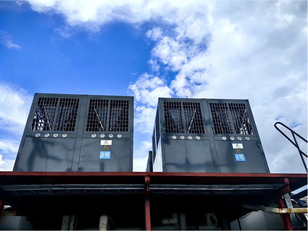 Air source heat pump (central heating and cooling) case study